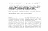 Trabajo Original Efecto del inhibidor selectivo de COX-2 ... · Efecto del inhibidor selectivo de COX-2 celecoxib sobre el crecimiento del tejido ... en el endometrio de mujeres sanas