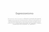 Expresionismo - Diseño UNNOBA | Gráfico, ño. · PDF fileEl Grito / Edvard Munch / 1893 ... temblando de miedo. Y sentí un grito fuerte e infinito perforando la ... señalan el