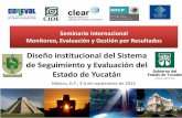 Seminario Internacional Monitoreo, Evaluación y …clear-la.cide.edu/sites/default/files/Presentación Julio Ortegón... · los resultados generados por el seguimiento y las evaluaciones