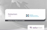 Solunion - Inicio · Producto específico para Multinacionales to cobro. 19 Plataforma de Gestión online EOLIS Gestionar desde una sola plataforma todas las gestiones de la póliza.