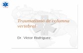 Traumatismo de columna vertebral - reeme.arizona.edu de Columna... · más frecuentes en los pacientes con edades comprendidas entre los 20 y 30 años, los agentes en orden de frecuencia