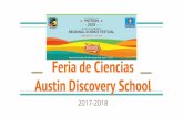 Austin Discovery School Feria de Ciencias€¦ · La Feria de Ciencias ADS es el viernes 26 de enero de 2018 El Festival Regional de Ciencias de Austin Energy es el 24 de febrero