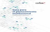 Guía para el planeamiento institucional - une.edu.pe · Guía para el planeamiento institucional Aprobada por Resolución de Presidencia de Consejo Directivo N° 33-2017-CEPLAN/PCD