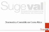 Normativa Contable en Costa Rica - IIMV - Instituto ... · •NIC 10 Hechos relevantes posteriores a la fecha del balance ... 23 de abril del 2001 Normativa Aplicable a las carteras