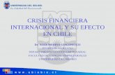 CRISIS FINANCIERA INTERNACIONAL Y SU … CRISIS FINA… · La crisis del sistema financiero en USA y su contagio global estuvo impulsado por los déficit gemelos (déficit fiscal