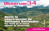 Hacia la construcción de Antioquia Sostenible - Comfama · Hacia la construcción de ... Un planeta y el reconocimiento de ... rrollo sostenible ha trazado la ruta de actuación
