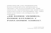 ANALISIS DE LAS TENDENCIAS ELECTORALES … · ANALISIS DE LAS TENDENCIAS ELECTORALES EN VENEZUELA DESDE LAS ELECCIONES DE 1998 ... Nota: Los datos de abstención, Total de …