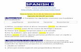 SPANISH II - cisd.org · Escribe el pronombre reflexivo correcto ( me, te, se, nos , os ) para cada número para completar la historia. Enseguida responde las preguntas en oraciones