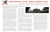 REINO DE VALENCIA - … · REINO DE VALENCIA DIOS, PATRIA, DIOS, PATRIA, FUEROS FUEROSFUEROS YYYY REYREYREY ... monio municipal de Pamplona y en el de Navarra, aparte del hecho de