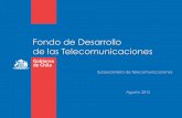 Fondo de Desarrollo de las Telecomunicaciones - …digital.gob.cl/site/assets/files/1225/6__pedro_huichalaf_roa.pdf · Telecomunicaciones 17 Proyecto en etapa de implementación,