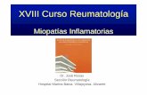 Miopatías Inflamatorias - Asociación de Reumatología ...airemb.es/wp-content/uploads/2016/01/...miopatias-inflamatorias.pdf · Miopatías Inflamatorias Diferencias entre PM y MCI