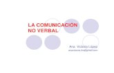 LA COMUNICACIÓN NO VERBAL - camaracr.org · la comunicación no verbal {el ser humano es un ser hecho para la comunicaciÓn {nos comunicamos porque lo necesitamos {nuestra sola presencia