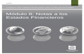 Módulo 8: Notas a los Estados Financieros · 08-03-2017 · 2009 Fundación IASC: Material de formación sobre la NIIF para las PYMES. Módulo 8: Notas a los . Estados Financieros