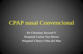 CPAP nasal Convencional - Neo Puerto Montt · CPAP convencional ... •Asociación con Perforación gastrointestinal . Cual es la evidencia actual ? Cochrane Neonatal Pieza binasal
