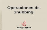 Operaciones de Snubbing - wildwell.com · toma una unidad de terminación convencional. • Las unidades de snubbing pueden realizar la mayoría de las operaciones normalmente realizadas
