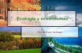 Por: Wilfredo Santiago - … · El estudio de los ecosistemas, de los seres vivos y el ... Reciclaje permanente de los materiales en la natura- ... Este ciclo comprende los intercambios
