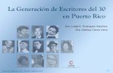 La Generaciòn del 30 en Puerto Rico - CITA | Misióncita.eap.edu/moodle/pluginfile.php/1720/mod_resource/content/0/... · – El presidente Franklin D. Roosevelt propone El Nuevo