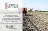 LA APLICACIÓN DE LODOS EN AGRICULTURA EN … Luis Martíne… · la aplicaciÓn de lodos en agricultura en la comunidad valenciana 1ª jornada sobre el aprovechamiento de recursos