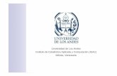 Universidad de Los Andes Instituto de Estadística …webdelprofesor.ula.ve/economia/gudberto/materias/metodos... · Si se asume una superficie plana, y una cuadricula rectangular