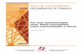 CLACSO RED DE POSGRADOS #25 DOcumEntOS … · Resumen En este trabajo ... la percepción del mundo, ... y productores materiales semióticos, codificadores con ganas de conversar.