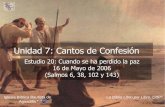 Unidad 7: Cantos de Confesión - iglesiabiblicabautista.orgiglesiabiblicabautista.org/.../20_cuando_se_ha_perdido_la_paz.pdf · llevada a Dios con la confianza en que Él ... ¿Cuál