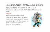 MANIPULACIÓN MANUAL DE CARGAS (MMC) - …w1.iata.csic.es/IATA/segl/Riesgos/MANIPULACION MANUAL DE CARG… · MANIPULACIÓN MANUAL DE CARGAS ... - de forma directa (levantamiento,