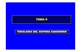 TEMA 9TEMA 9 - ugr.esramirezr/Templates/FISIO5.pdf · - Describir las funciones de la sangre como órgano - Conocer el volumen sanguíneo y los valores hematológicos de ... El Plasma.