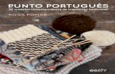 PUNTO PORTUGUÉS - ggili.com · Montado de puntos sencillo con una hebra Montado a la portuguesa Revés y derecho Puntos y técnicas Costuras Levantar puntos Unir una hebra nueva
