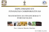 Matemáticas Financieras y Portafoliosuniversidadfinanciera.mx/wp-content/uploads/2012/10/Sesión-1... · TASA DE INTERES 9 . ... C = Capital o Valor Actual ... 1.3 INTERÉS COMPUESTO