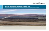 GUÍA DE LIIVIACIN EN PILAS - senninger.com · y reguladores de presión de Senninger se utilizan a nivel global para recuperación de minerales, control de polvo, dispersión de
