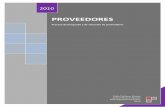 PROVEEDORES - analisisviabilidad.files.wordpress.com · Proceso de búsqueda y de selección de proveedores 2010 ... datos de identificación de la empresa, los productos y las condiciones