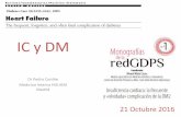 IC y DM - Fundación RedGDPSredgdps.org/gestor/upload/Jornadas 2016/2-Insuficiencia-cardiaca... · es un factor de riesgo para la insuficiencia cardiaca en los pacientes con DM 2