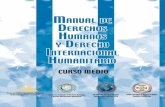 M de d huManos derecho InternacIonal uManItarIocecadh.or.cr/wp-content/uploads/2017/05/Manual-Curso-Medio... · respecta a esas dos grandes ramas del Derecho Internacional ... Derecho