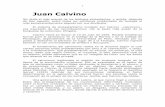 Juan Calvino - Gran Fratervidad Tao Gnóstica Espiritualgftaognosticaespiritual.com/wp-content/uploads/2015/03/JUAN-CALVIN... · determinante en la ejecución de Servet fueron sus