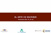 EL ARTE DE ESCRIBIR - La red del conocimientoaprende.colombiaaprende.edu.co/sites/default/files/naspublic/ae_iv... · un texto descriptivo: " Presentación del ente a describir "