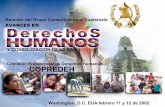 Reunión del Grupo Consultivo para Guatemala · COMISION DERECHOS INDIGENA S EDUCACION ... COMISIONADO PRESIDENCIAL DESENTRALIZACION Y MODERNIZACION ... • Fortalecimiento de la
