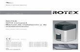 ROTEX Manual de instalación y de mantenimiento - …es.intpre.daikineurope.com/binaries/01 GCUcompact Manual de... · Edición 02/2014 0085 CO 0180 ... – ROTEX RoCon BF: Manual