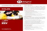 CARRERA TECNICA Descripcion - addigital.com.mxaddigital.com.mx/Temarios/carrera-ingles.pdf · combinar los conocimientos teóricos y prácticos ... para desempeñarse en un mundo