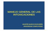 MANEJO GENERAL DE LAS INTOXICACIONESwebs.ucm.es/centros/cont/descargas/documento30302.pdf · ingerido como gesto autolítico 14 comprimidos de digoxina. • - A su llegada al hospital:
