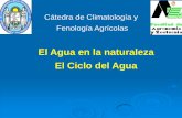 El Agua en la naturaleza El Ciclo del Aguaecaths1.s3.amazonaws.com/clima/270374418.Ciclo del agua.pdf · El vapor de agua en la atmósfera Importancia de la humedad atmosférica: