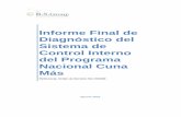 Informe Final de Diagnóstico del Sistema de Control ... · comprende la ejecución de procedimientos para obtener evidencia sobre la eficacia en el manejo de control ... de los indicadores