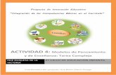ACTIVIDAD 4 - CEIP Duquesa de la Victoriaceipduquesa.larioja.edu.es/images/proyectos/combas/fase-1/Dosier... · una metodología que se definirá según los modelos de pensamiento
