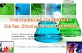 Profesor: Carlos Gutiérrez Arancibia file¿Qué son las Propiedades Coligativas? Son aquellas propiedades que dependen directamente del número de partículas de soluto en la solución