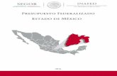 Presupuesto Federalizado Estado de México - … · Instituto Nacional para el Federalismo y el Desarrollo Municipal Dirección General Adjunta de Fomento y Desarrollo del Federalismo