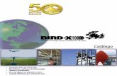 Desde 1964, Bird-X ha sido el líder en productos no ... · Rango de 20-30 kHz; 112 dB a 1 metro de distancia con 22 kHz (cada altavoz) Frecuencia del Estrobo: 60 destellos tripes