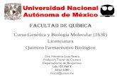 Universidad Nacional Autónoma de México · El operón lac es un ejemplo de operón inducible, es decir aquel en el cual la presencia de una sustancia específica (en este caso la