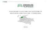 INFORME ESTUDIO ECONÓMICO DEPARTAMENTO …€¦ · informe estudio econÓmico departamento de cÓrdoba 2016 1