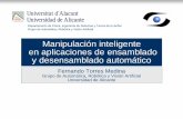 Manipulación inteligente en aplicaciones de …webdiis.unizar.es/~neira/docs/FTorres-CEDI2007.pdf · Juan Antonio Corrales Ramón. Becario. Ingeniero Informático. Carlos A. Jara