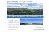 Energía Eólica en Guatemala - mem.gob.gta-Eólica-en... · principalmente por la radiación solar, la cual es absorbida y reflejada en forma distinta por las diferentes capas de
