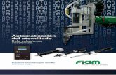 Automatización del atornillado. - fiamgroup.com · Eje de coordenadas para ensamblar en diferentes planos Uso manual en brazo ... • Para todos los sectores industriales como el